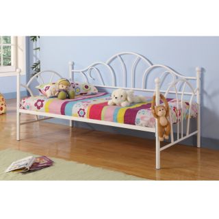 White Metal Twin size Daybed