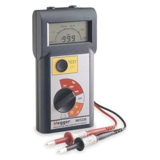 Megger MIT230 Battery Operated Megohmmeter, 250/1000VDC