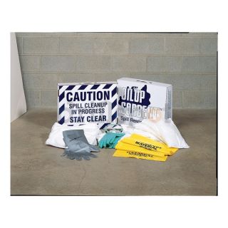 Approved Vendor 8WN91 Spill Kit, Cardboard Box, 7 gal., Oil Only
