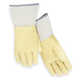 Condor 4JF95 Welding Gloves, TIG Welding, 12In, M, PR