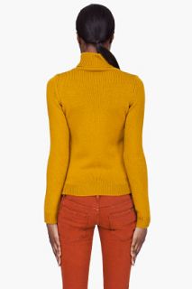 Dsquared2 Mustard Wool Turtleneck for women