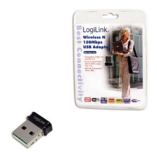 LogiLink Nano Wireless LAN USB Adapter Computer & Zubehör