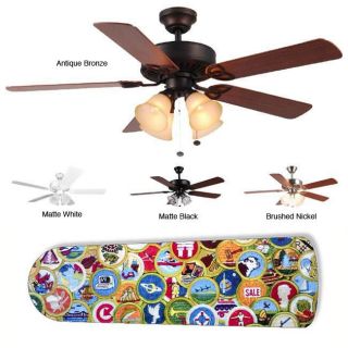 New Image Concepts 4 light Boy Scout Blade Ceiling Fan