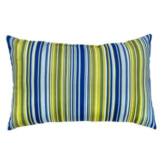 Poolside Stripe Rectangle Outdoor Accent Pillows (Set of 2