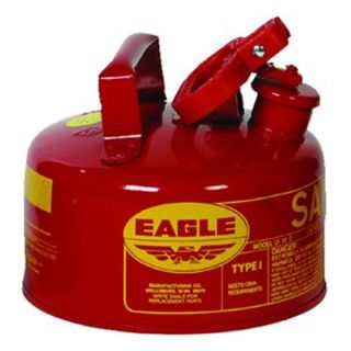 Eagle Manufacturing Co. UI 10 S 9Dia x 8H,1gal 3.31lb Galv Steel Red