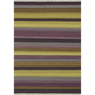 Zahra Hand Woven Violet Wool Rug (76 x 96) Today $497.99 Sale $448