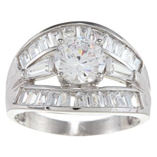 Clear Cubic Zirconia Engagement style Ring Today $416.99
