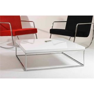 Table basse 90x90 blanche MATHEO   Achat / Vente TABLE BASSE Table