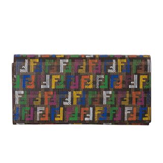Fendi Forever Techno Multicolored Zucchino Wallet