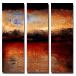 Michelle Calkins Red Skies at Night Canvas Art Set