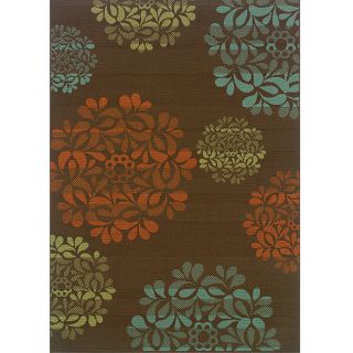 Brown/ Blue Outdoor Area Rug (25 x 45) Today $38.59 Sale $34.73