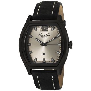 Kenneth Cole Mens Black Genuine Leather Watch