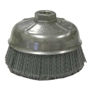 Weiler 14576 Cup Brush, 5 In D, Wire 0.040/120 In