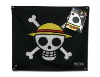One Piece Piratenflagge / Fahne / Jolly Roger Skull Ruffy (50 x 60 cm