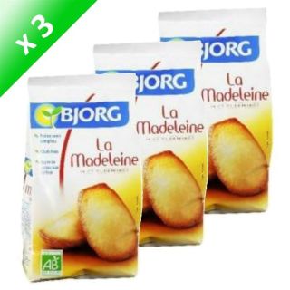 BJORG Madeleines 225g x3   Achat / Vente BISCUITS SECS BJORG