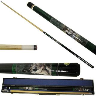Wild Wolf 2 piece Pool Cue with 6 Replacement Tips Today $30.99 4.4