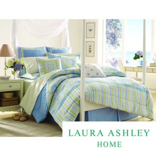 Laura Ashley Somerset 100 percent Cotton 4 piece Comforter Set