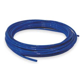 Nycoil 2VDT6 Tubing, 1/4 In OD, Nylon, Blue, 50 Ft