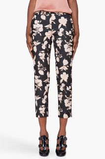 Suno Peach Rose Embossed Pants for women