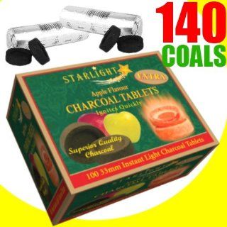 Apple Charcoal Box 140 Quicklite Hookah Coals 