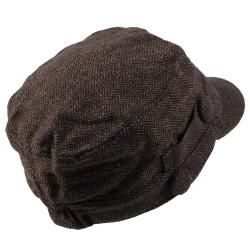 Journee Collection Womens Fleece Lined Tweed Military Hat