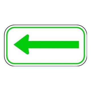 Traffic And Parking Control 3YVR9 Parking Sign, 6 x 12In, GRN/WHT, SYM
