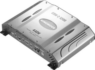 Kingwood 2 channel 440 watt Mosfet Chrome Amplifier
