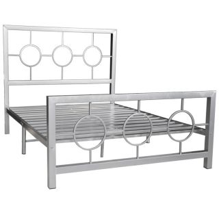 Circle Design Queen size Metal Bed Frame