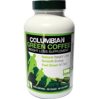 Columbian Green Coffee Weight Loss 180 count Capsules
