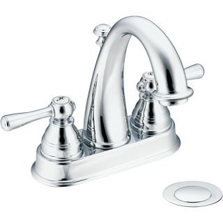 Moen 6121 Kingsley Two Handle Bathroom Faucet with Drain Assembly
