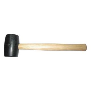 Westward 6DWL1 Rubber Mallet, Hickory, 8 Oz