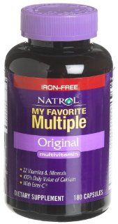 Natrol My Favorite Multiple Multi Vitamin without Iron