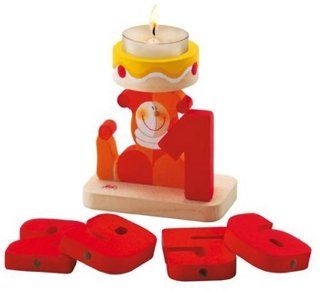Sevi 81720   Kerzenhalter mit Zahlen Set (1 9) Spielzeug