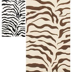 alexa zebra animal pattern wool rug 5 x 8 today $ 202 99 sale $ 182 69