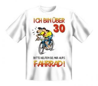 Druck T Shirt Geschenk 30. Geburtstag Party Fahrrad 