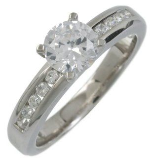 Damen Ring Silber Gr. 48 (15.3) 1 Zirkonia DPR5106H 
