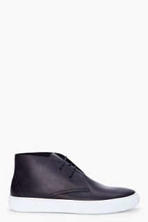 Pierre Hardy Black Mid top Leather Shoes for men