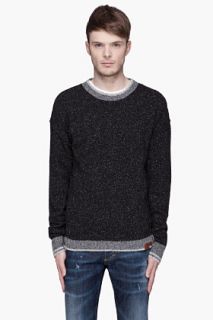 Diesel Black Pilly K bakul Sweater for men
