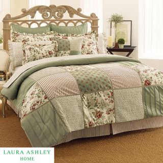 Laura Ashley Glenmore 4 piece California King size Comforter Set
