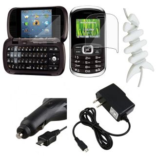 Screen Protector/ Car and Travel Charger/ Wrap for LG VN530 Octane