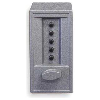 Kaba 62048641 Door Lock, Push Button, Gray
