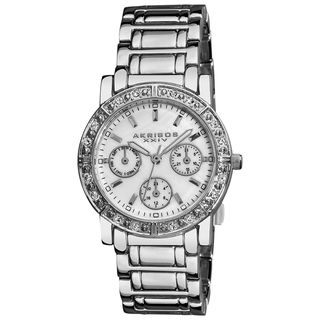 Akribos XXIV Womens Crystal Multifunction Bracelet Watch