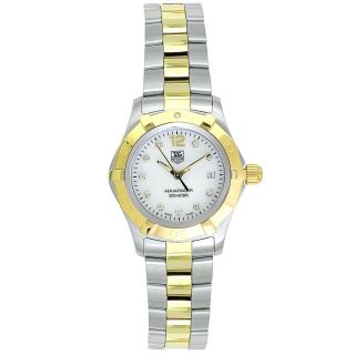 Tag Heuer Womens Aquaracer Two tone Stainless Steel Watch
